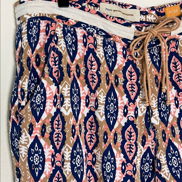 Anthropologie Pilcro & The Letterpress Paz Ikat Jogger Pants Sz 32 - Picture 5 of 7